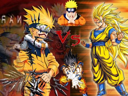 naruto vs dragon ball z